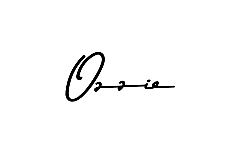 Design your own signature with our free online signature maker. With this signature software, you can create a handwritten (Asem Kandis PERSONAL USE) signature for name Ozzie. Ozzie signature style 9 images and pictures png