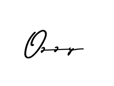 Design your own signature with our free online signature maker. With this signature software, you can create a handwritten (Asem Kandis PERSONAL USE) signature for name Ozzy. Ozzy signature style 9 images and pictures png