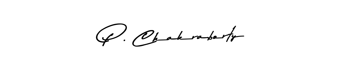 Make a beautiful signature design for name P . Chakraborty. Use this online signature maker to create a handwritten signature for free. P . Chakraborty signature style 9 images and pictures png