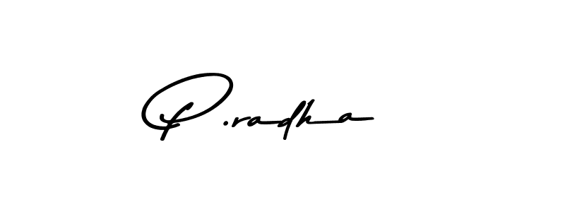 Similarly Asem Kandis PERSONAL USE is the best handwritten signature design. Signature creator online .You can use it as an online autograph creator for name P .radha. P .radha signature style 9 images and pictures png