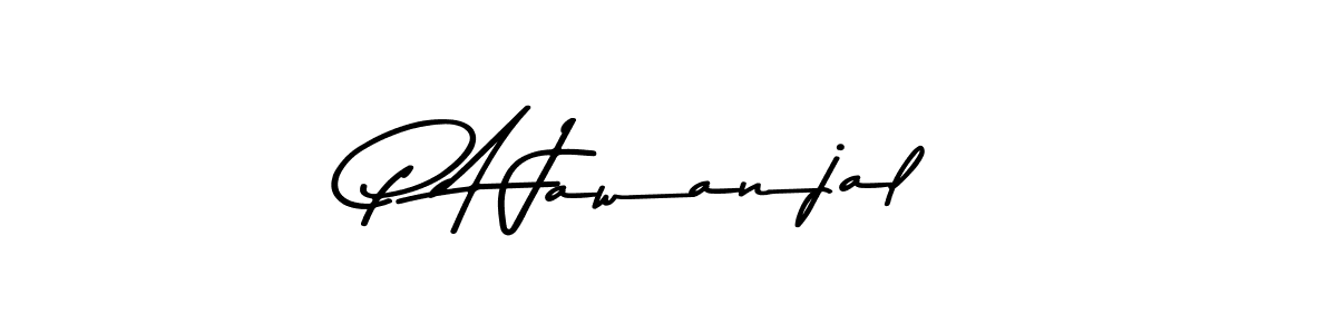 You should practise on your own different ways (Asem Kandis PERSONAL USE) to write your name (P A Jawanjal) in signature. don't let someone else do it for you. P A Jawanjal signature style 9 images and pictures png