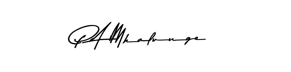 How to make P A Mhalunge signature? Asem Kandis PERSONAL USE is a professional autograph style. Create handwritten signature for P A Mhalunge name. P A Mhalunge signature style 9 images and pictures png