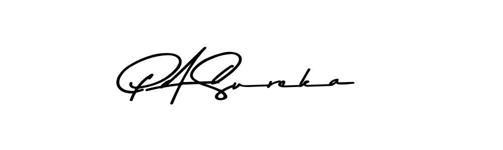 Once you've used our free online signature maker to create your best signature Asem Kandis PERSONAL USE style, it's time to enjoy all of the benefits that P A Sureka name signing documents. P A Sureka signature style 9 images and pictures png