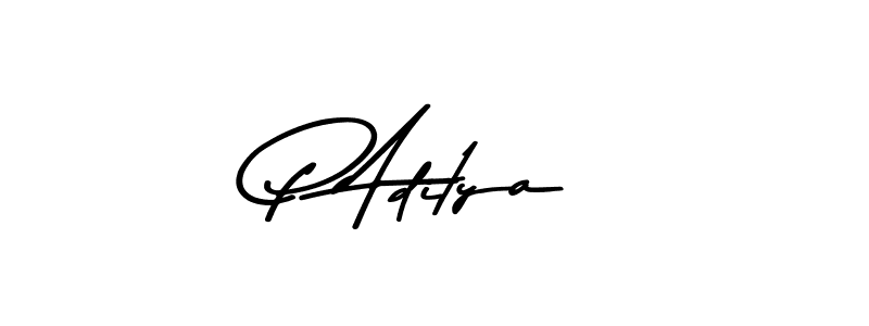 P Aditya stylish signature style. Best Handwritten Sign (Asem Kandis PERSONAL USE) for my name. Handwritten Signature Collection Ideas for my name P Aditya. P Aditya signature style 9 images and pictures png
