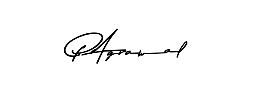 The best way (Asem Kandis PERSONAL USE) to make a short signature is to pick only two or three words in your name. The name P Agrawal include a total of six letters. For converting this name. P Agrawal signature style 9 images and pictures png