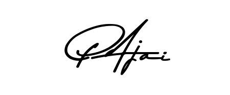 The Asem Kandis PERSONAL USE font gives name P Ajai a signature that looks effortless yet distinguished. Download high-res PNG instantly. P Ajai signature style 9 images and pictures png