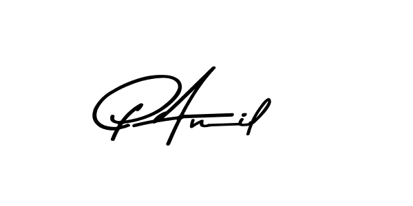 Design your own signature with our free online signature maker. With this signature software, you can create a handwritten (Asem Kandis PERSONAL USE) signature for name P Anil. P Anil signature style 9 images and pictures png