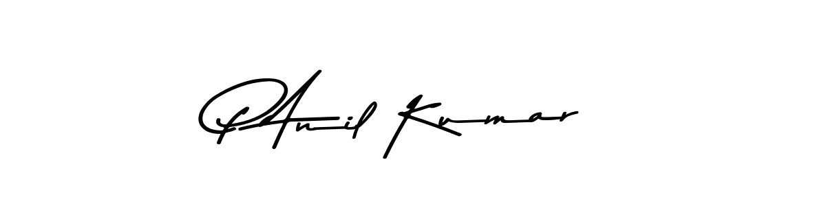 The best way (Asem Kandis PERSONAL USE) to make a short signature is to pick only two or three words in your name. The name P Anil Kumar include a total of six letters. For converting this name. P Anil Kumar signature style 9 images and pictures png