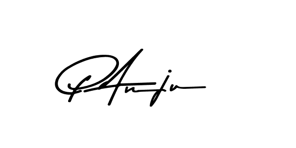 Use a signature maker to create a handwritten signature online. With this signature software, you can design (Asem Kandis PERSONAL USE) your own signature for name P Anju. P Anju signature style 9 images and pictures png