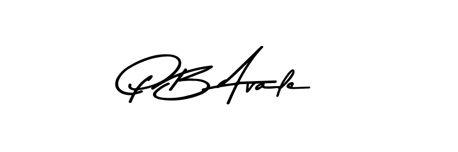 How to make P B Avale signature? Asem Kandis PERSONAL USE is a professional autograph style. Create handwritten signature for P B Avale name. P B Avale signature style 9 images and pictures png