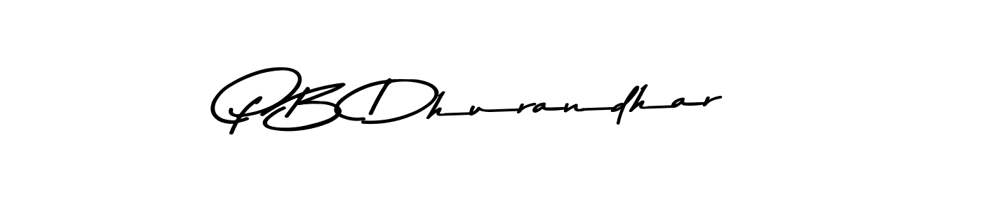 Similarly Asem Kandis PERSONAL USE is the best handwritten signature design. Signature creator online .You can use it as an online autograph creator for name P B Dhurandhar. P B Dhurandhar signature style 9 images and pictures png