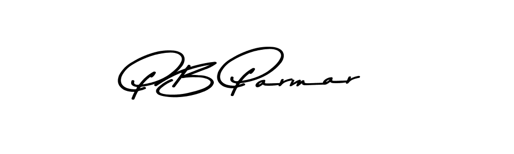 Similarly Asem Kandis PERSONAL USE is the best handwritten signature design. Signature creator online .You can use it as an online autograph creator for name P B Parmar. P B Parmar signature style 9 images and pictures png