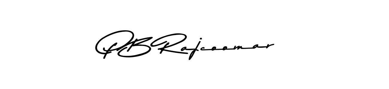 Create a beautiful signature design for name P B Rajcoomar. With this signature (Asem Kandis PERSONAL USE) fonts, you can make a handwritten signature for free. P B Rajcoomar signature style 9 images and pictures png