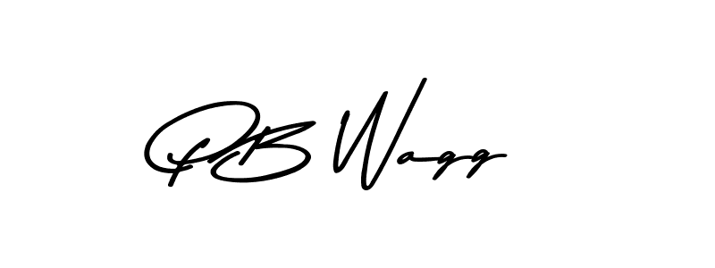 Asem Kandis PERSONAL USE is a professional signature style that is perfect for those who want to add a touch of class to their signature. It is also a great choice for those who want to make their signature more unique. Get P B Wagg name to fancy signature for free. P B Wagg signature style 9 images and pictures png