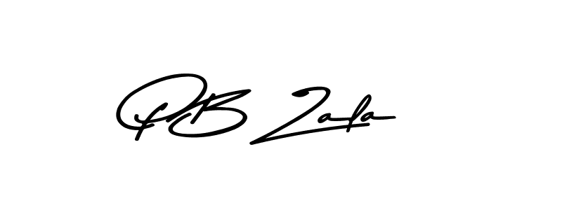 Best and Professional Signature Style for P B Zala. Asem Kandis PERSONAL USE Best Signature Style Collection. P B Zala signature style 9 images and pictures png