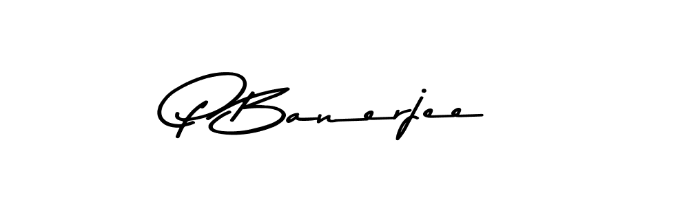 Similarly Asem Kandis PERSONAL USE is the best handwritten signature design. Signature creator online .You can use it as an online autograph creator for name P Banerjee. P Banerjee signature style 9 images and pictures png