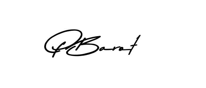 Use a signature maker to create a handwritten signature online. With this signature software, you can design (Asem Kandis PERSONAL USE) your own signature for name P Barot. P Barot signature style 9 images and pictures png