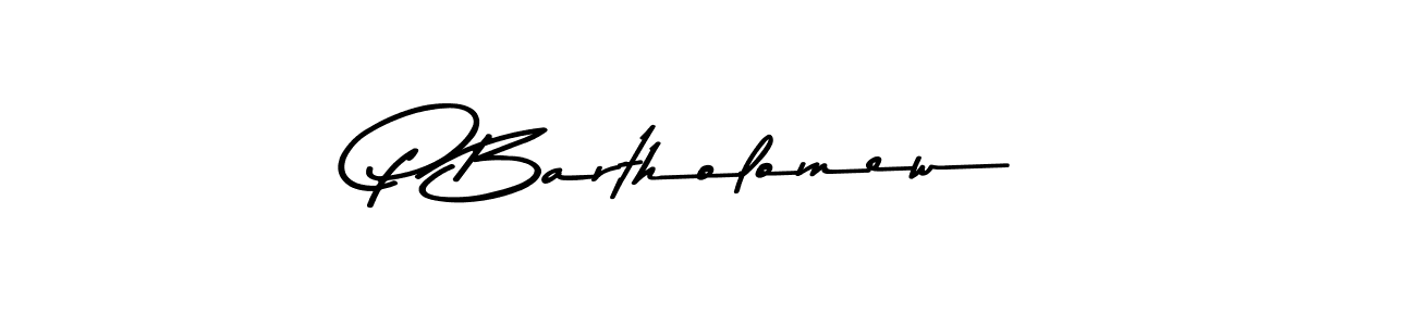 Similarly Asem Kandis PERSONAL USE is the best handwritten signature design. Signature creator online .You can use it as an online autograph creator for name P Bartholomew. P Bartholomew signature style 9 images and pictures png