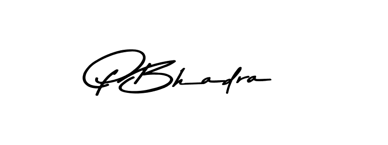 How to Draw P Bhadra signature style? Asem Kandis PERSONAL USE is a latest design signature styles for name P Bhadra. P Bhadra signature style 9 images and pictures png