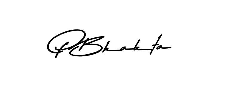 Use a signature maker to create a handwritten signature online. With this signature software, you can design (Asem Kandis PERSONAL USE) your own signature for name P Bhakta. P Bhakta signature style 9 images and pictures png