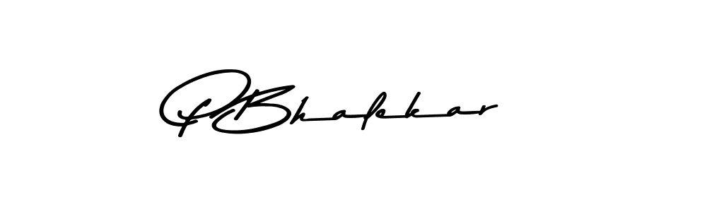 How to make P Bhalekar signature? Asem Kandis PERSONAL USE is a professional autograph style. Create handwritten signature for P Bhalekar name. P Bhalekar signature style 9 images and pictures png