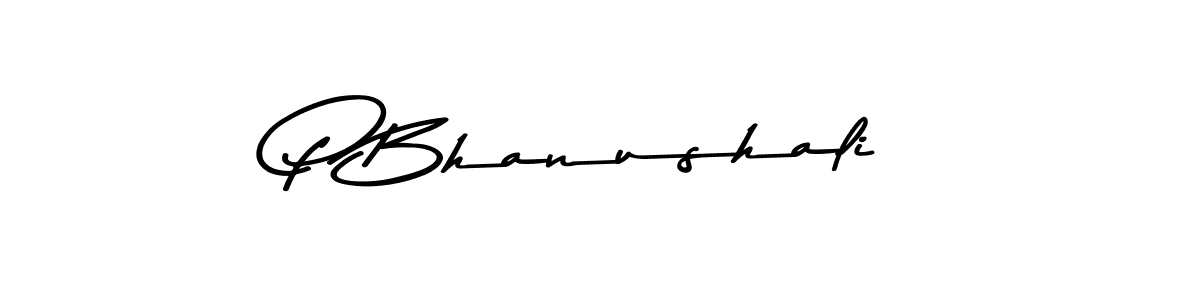 Make a beautiful signature design for name P Bhanushali. Use this online signature maker to create a handwritten signature for free. P Bhanushali signature style 9 images and pictures png