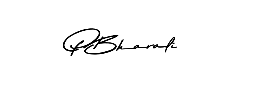 How to Draw P Bharali signature style? Asem Kandis PERSONAL USE is a latest design signature styles for name P Bharali. P Bharali signature style 9 images and pictures png