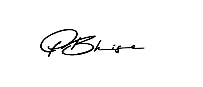 Design your own signature with our free online signature maker. With this signature software, you can create a handwritten (Asem Kandis PERSONAL USE) signature for name P Bhise. P Bhise signature style 9 images and pictures png