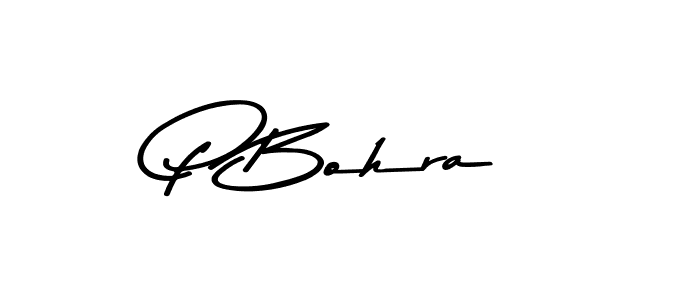 P Bohra stylish signature style. Best Handwritten Sign (Asem Kandis PERSONAL USE) for my name. Handwritten Signature Collection Ideas for my name P Bohra. P Bohra signature style 9 images and pictures png