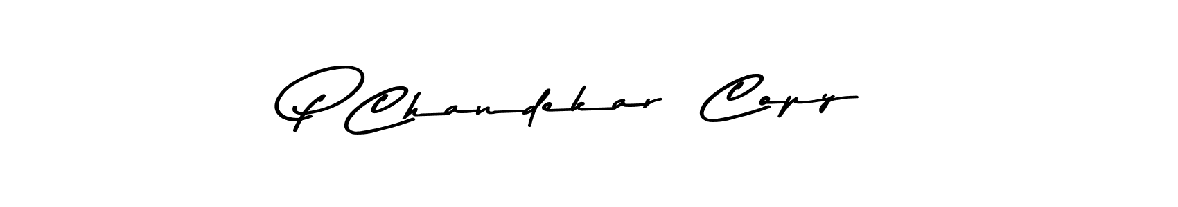 Also You can easily find your signature by using the search form. We will create P Chandekar  Copy name handwritten signature images for you free of cost using Asem Kandis PERSONAL USE sign style. P Chandekar  Copy signature style 9 images and pictures png