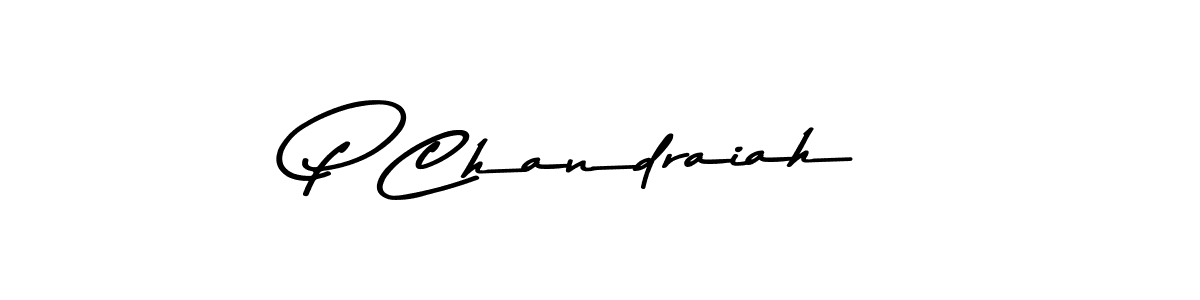 You should practise on your own different ways (Asem Kandis PERSONAL USE) to write your name (P Chandraiah) in signature. don't let someone else do it for you. P Chandraiah signature style 9 images and pictures png