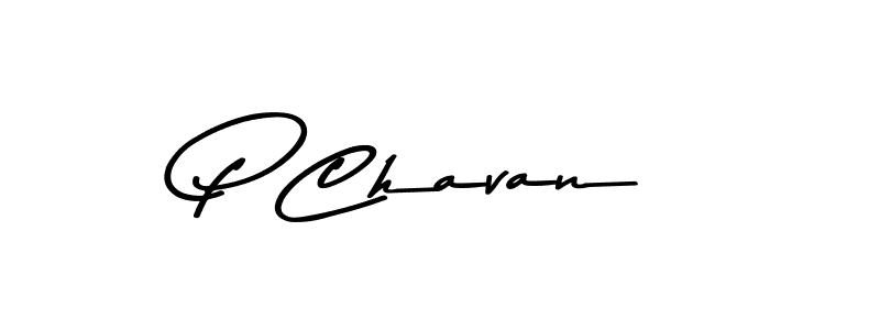 P Chavan stylish signature style. Best Handwritten Sign (Asem Kandis PERSONAL USE) for my name. Handwritten Signature Collection Ideas for my name P Chavan. P Chavan signature style 9 images and pictures png
