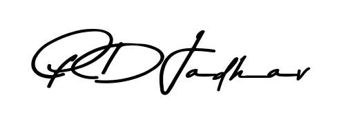Similarly Asem Kandis PERSONAL USE is the best handwritten signature design. Signature creator online. You can use it as an online autograph creator for name P D Jadhav. P D Jadhav signature style 9 images and pictures png