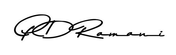 Make a short P D Ramani signature style. Manage your documents anywhere anytime using Asem Kandis PERSONAL USE. Create and add eSignatures, submit forms, share and send files easily. P D Ramani signature style 9 images and pictures png