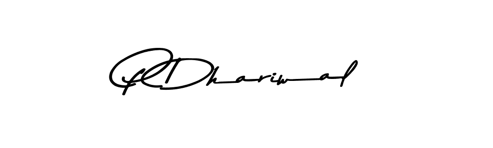 Make a beautiful signature design for name P Dhariwal. Use this online signature maker to create a handwritten signature for free. P Dhariwal signature style 9 images and pictures png