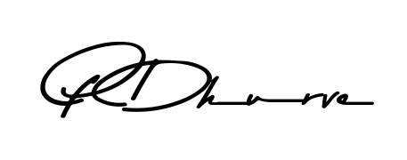 The Asem Kandis PERSONAL USE lettering style adds unique flourish to name P Dhurve. Stand out with a custom digital autograph made in seconds. P Dhurve signature style 9 images and pictures png