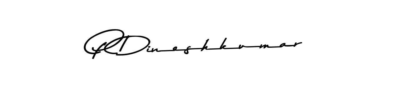 Make a beautiful signature design for name P Dineshkumar. With this signature (Asem Kandis PERSONAL USE) style, you can create a handwritten signature for free. P Dineshkumar signature style 9 images and pictures png