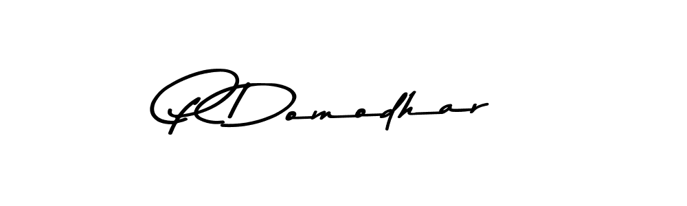 Design your own signature with our free online signature maker. With this signature software, you can create a handwritten (Asem Kandis PERSONAL USE) signature for name P Domodhar. P Domodhar signature style 9 images and pictures png