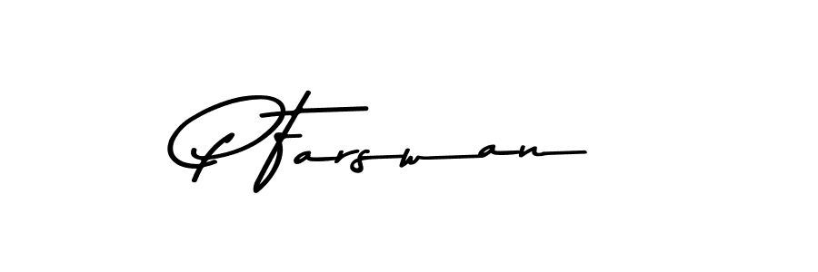 How to Draw P Farswan signature style? Asem Kandis PERSONAL USE is a latest design signature styles for name P Farswan. P Farswan signature style 9 images and pictures png