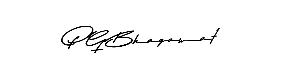 Similarly Asem Kandis PERSONAL USE is the best handwritten signature design. Signature creator online .You can use it as an online autograph creator for name P G Bhagawat. P G Bhagawat signature style 9 images and pictures png