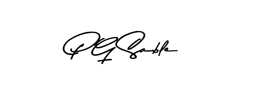 Asem Kandis PERSONAL USE is a professional signature style that is perfect for those who want to add a touch of class to their signature. It is also a great choice for those who want to make their signature more unique. Get P G Sable name to fancy signature for free. P G Sable signature style 9 images and pictures png