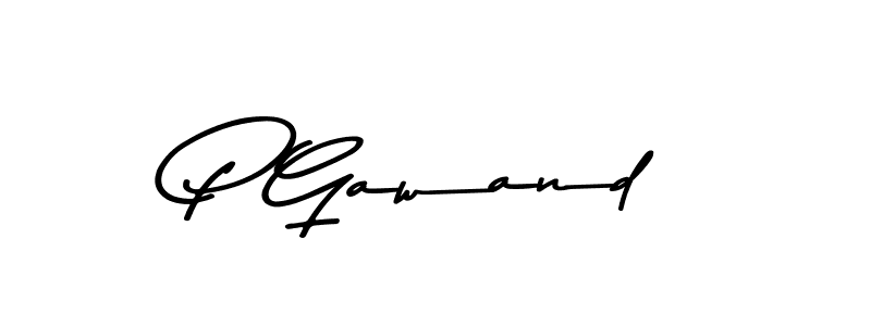 Similarly Asem Kandis PERSONAL USE is the best handwritten signature design. Signature creator online .You can use it as an online autograph creator for name P Gawand. P Gawand signature style 9 images and pictures png