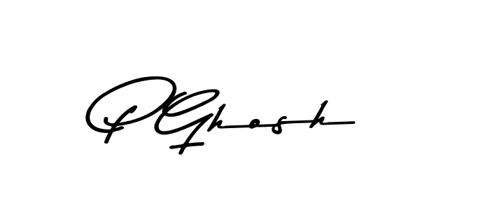 P Ghosh stylish signature style. Best Handwritten Sign (Asem Kandis PERSONAL USE) for my name. Handwritten Signature Collection Ideas for my name P Ghosh. P Ghosh signature style 9 images and pictures png