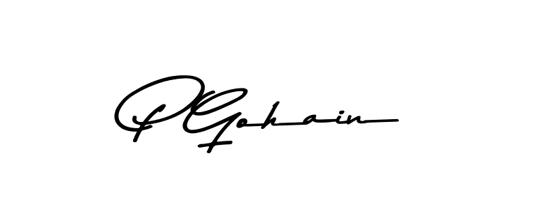 Also You can easily find your signature by using the search form. We will create P Gohain name handwritten signature images for you free of cost using Asem Kandis PERSONAL USE sign style. P Gohain signature style 9 images and pictures png