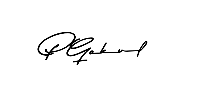 Make a beautiful signature design for name P Gokul. Use this online signature maker to create a handwritten signature for free. P Gokul signature style 9 images and pictures png