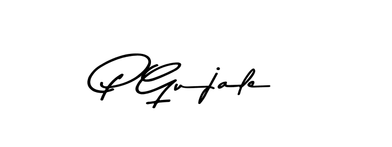 Also You can easily find your signature by using the search form. We will create P Gujale name handwritten signature images for you free of cost using Asem Kandis PERSONAL USE sign style. P Gujale signature style 9 images and pictures png