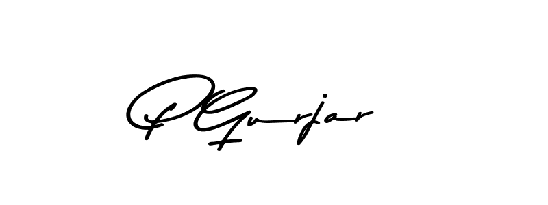 Similarly Asem Kandis PERSONAL USE is the best handwritten signature design. Signature creator online .You can use it as an online autograph creator for name P Gurjar. P Gurjar signature style 9 images and pictures png