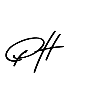 P H stylish signature style. Best Handwritten Sign (Asem Kandis PERSONAL USE) for my name. Handwritten Signature Collection Ideas for my name P H. P H signature style 9 images and pictures png