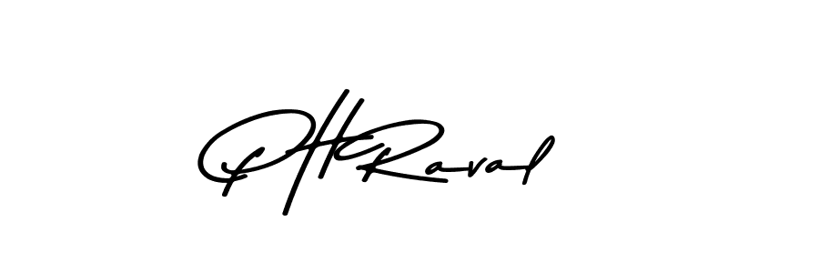 Best and Professional Signature Style for P H Raval. Asem Kandis PERSONAL USE Best Signature Style Collection. P H Raval signature style 9 images and pictures png