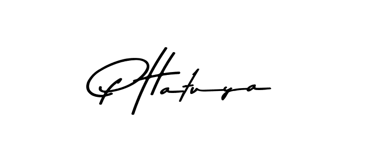 Design your own signature with our free online signature maker. With this signature software, you can create a handwritten (Asem Kandis PERSONAL USE) signature for name P Hatuya. P Hatuya signature style 9 images and pictures png